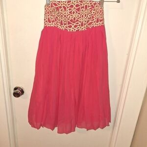 Lilly Pulitzer Jillie strapless dress. size 0
